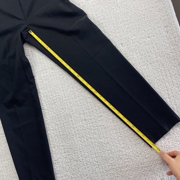 Zac and Rachel Pants Womens Size 6 Straight Flat Front Dress Black Business - Picture 6 of 8